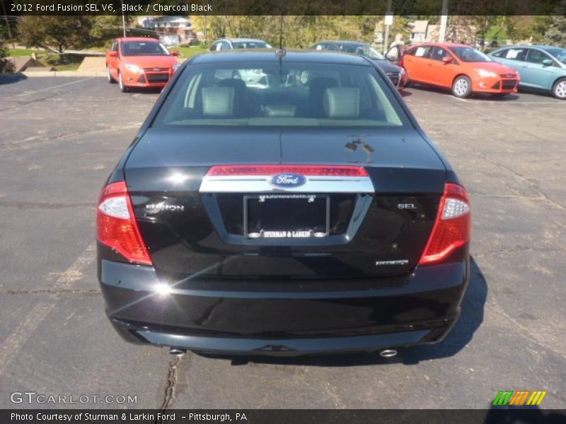 Black / Charcoal Black 2012 Ford Fusion SEL V6