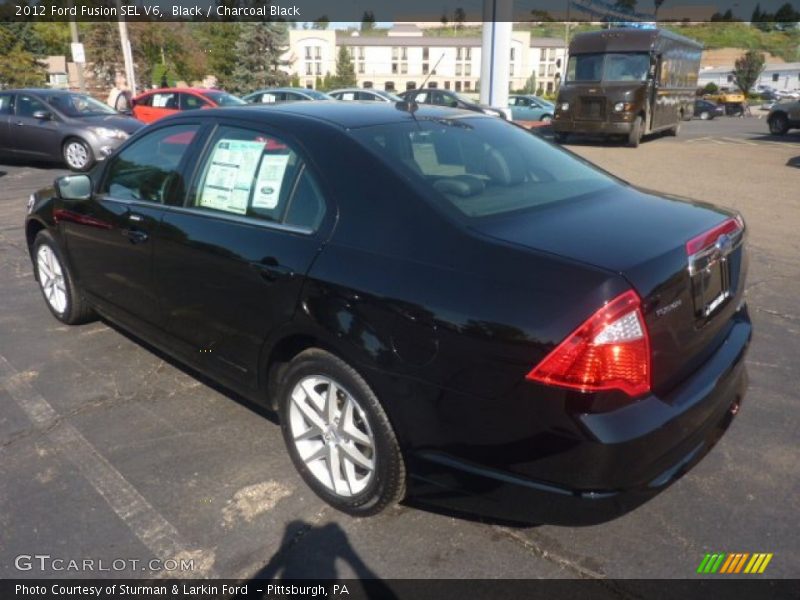 Black / Charcoal Black 2012 Ford Fusion SEL V6