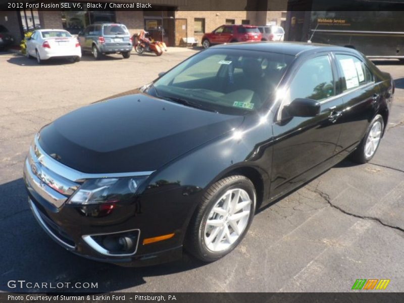 Black / Charcoal Black 2012 Ford Fusion SEL V6