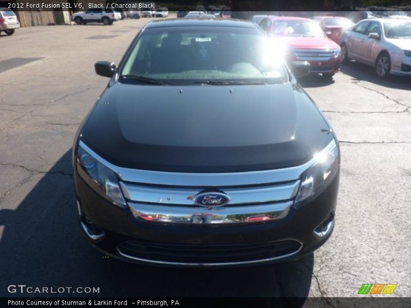 Black / Charcoal Black 2012 Ford Fusion SEL V6