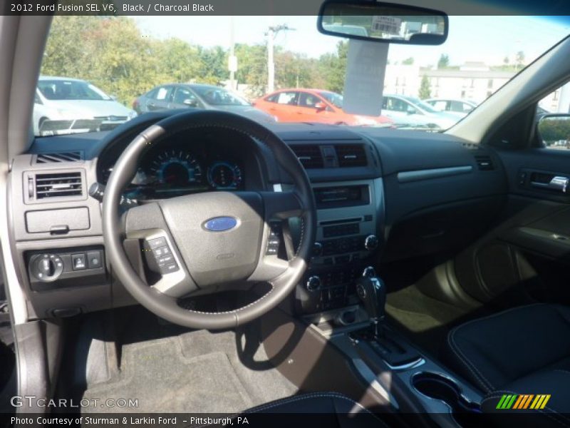 Black / Charcoal Black 2012 Ford Fusion SEL V6