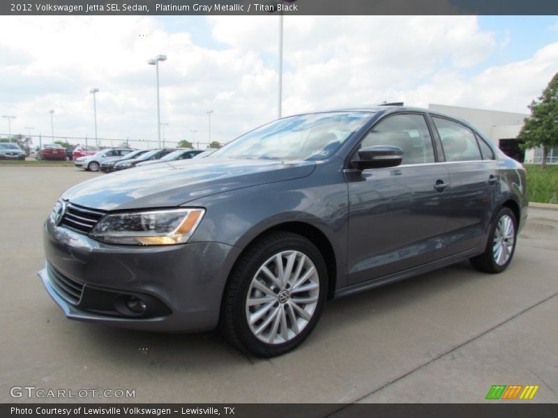 Platinum Gray Metallic / Titan Black 2012 Volkswagen Jetta SEL Sedan