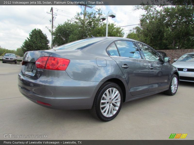 Platinum Gray Metallic / Titan Black 2012 Volkswagen Jetta SEL Sedan
