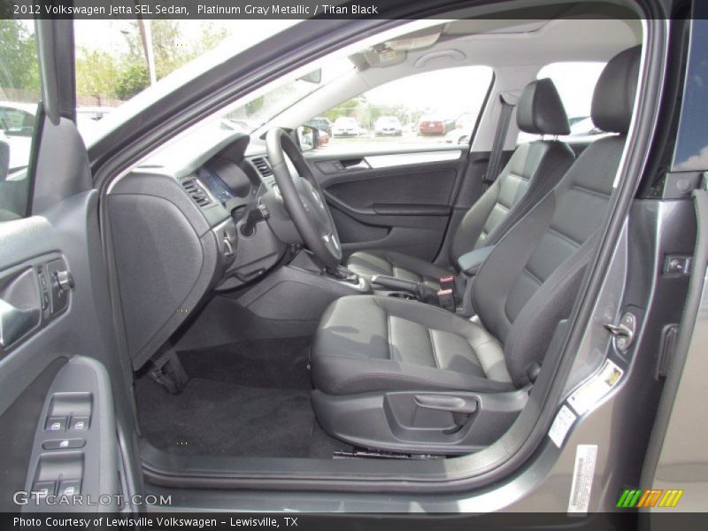 Platinum Gray Metallic / Titan Black 2012 Volkswagen Jetta SEL Sedan