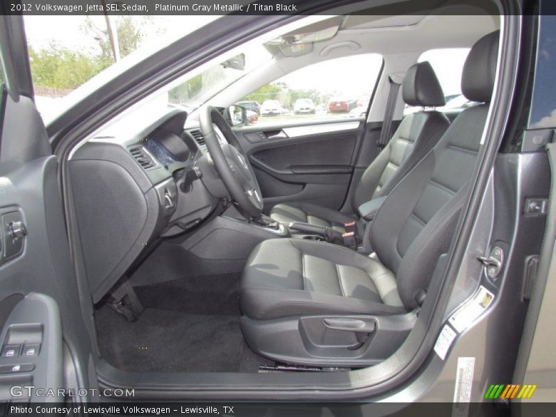 Platinum Gray Metallic / Titan Black 2012 Volkswagen Jetta SEL Sedan