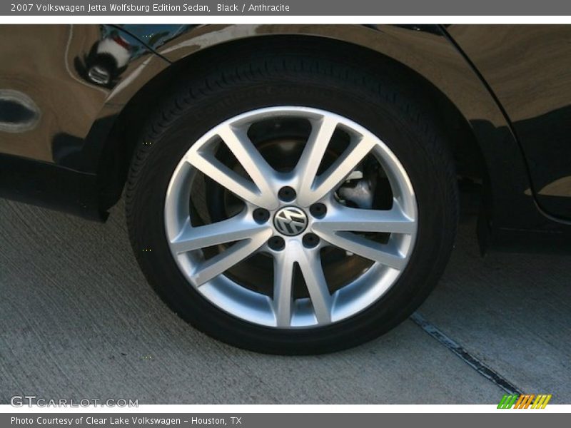 Black / Anthracite 2007 Volkswagen Jetta Wolfsburg Edition Sedan