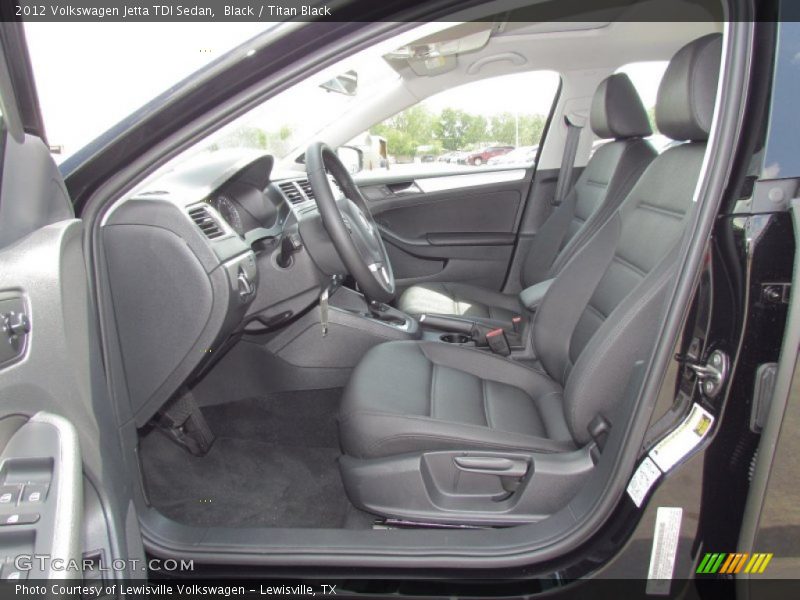 Black / Titan Black 2012 Volkswagen Jetta TDI Sedan