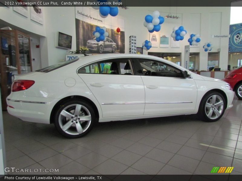 Candy White / Black/Cornsilk Beige 2012 Volkswagen CC Lux Plus