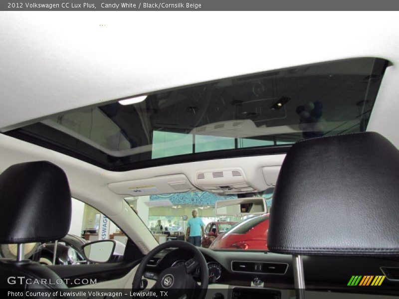 Candy White / Black/Cornsilk Beige 2012 Volkswagen CC Lux Plus