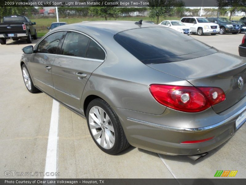 Light Brown Metallic / Cornsilk Beige Two-Tone 2009 Volkswagen CC VR6 Sport