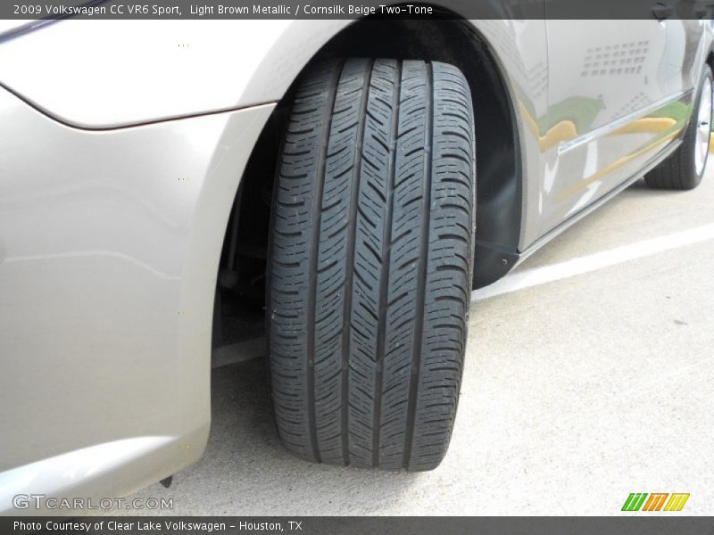 Light Brown Metallic / Cornsilk Beige Two-Tone 2009 Volkswagen CC VR6 Sport