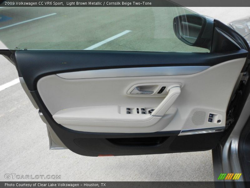 Light Brown Metallic / Cornsilk Beige Two-Tone 2009 Volkswagen CC VR6 Sport