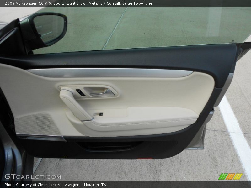 Light Brown Metallic / Cornsilk Beige Two-Tone 2009 Volkswagen CC VR6 Sport