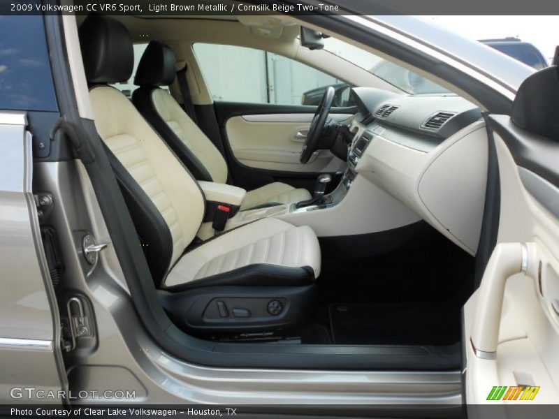  2009 CC VR6 Sport Cornsilk Beige Two-Tone Interior