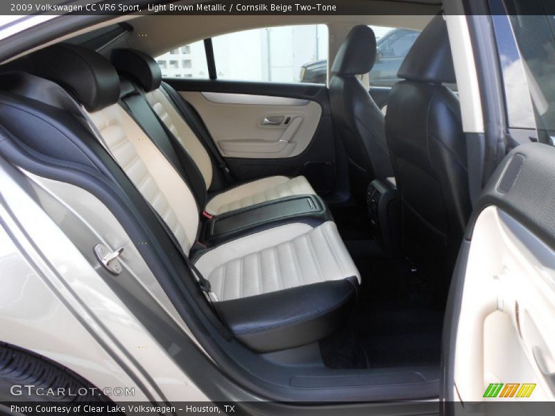  2009 CC VR6 Sport Cornsilk Beige Two-Tone Interior