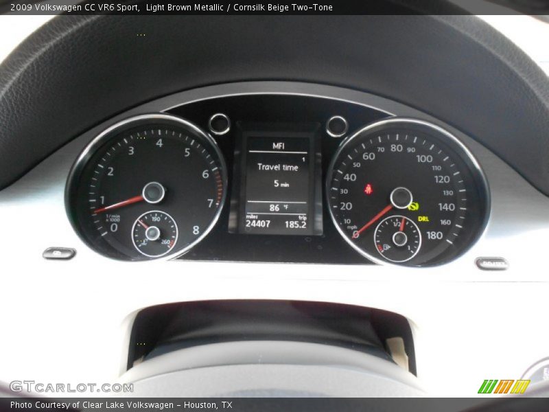  2009 CC VR6 Sport VR6 Sport Gauges