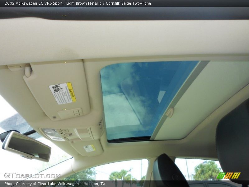 Light Brown Metallic / Cornsilk Beige Two-Tone 2009 Volkswagen CC VR6 Sport