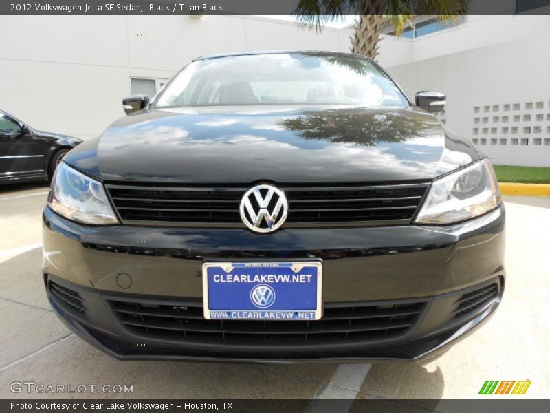 Black / Titan Black 2012 Volkswagen Jetta SE Sedan