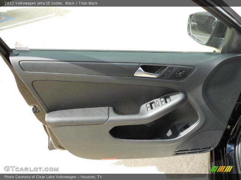 Black / Titan Black 2012 Volkswagen Jetta SE Sedan