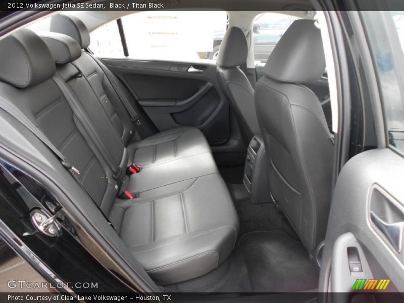 Black / Titan Black 2012 Volkswagen Jetta SE Sedan