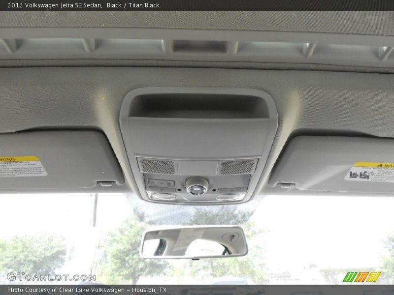Black / Titan Black 2012 Volkswagen Jetta SE Sedan