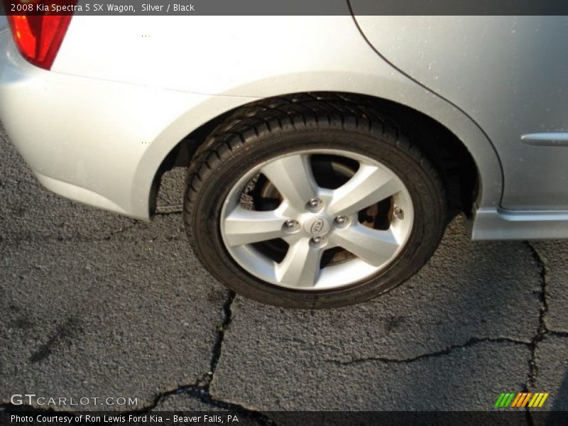 Silver / Black 2008 Kia Spectra 5 SX Wagon