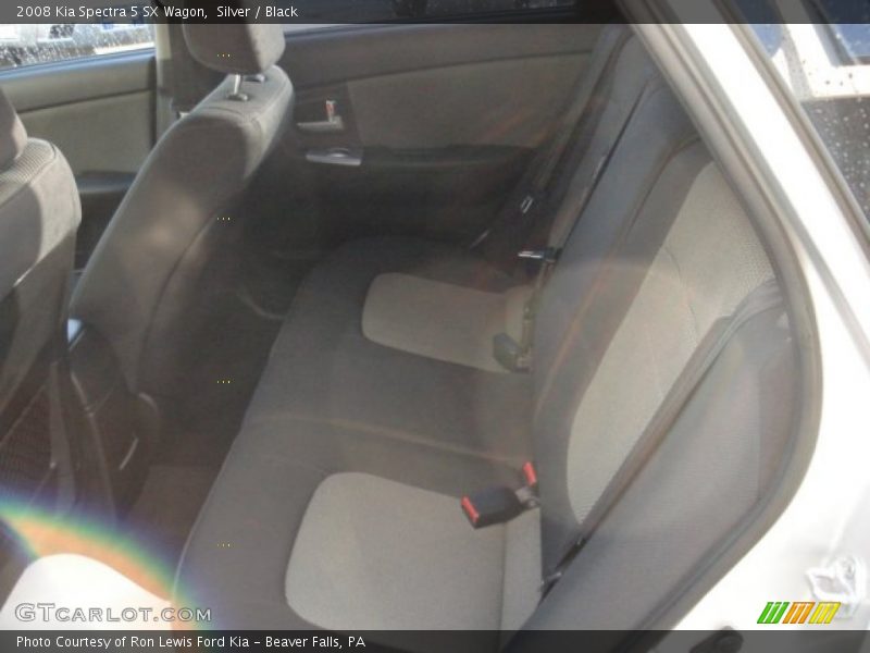 Silver / Black 2008 Kia Spectra 5 SX Wagon