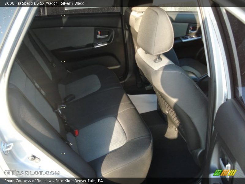Silver / Black 2008 Kia Spectra 5 SX Wagon
