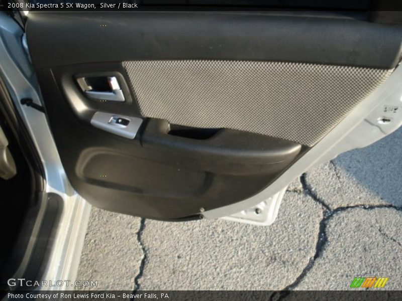 Silver / Black 2008 Kia Spectra 5 SX Wagon