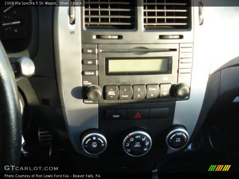 Silver / Black 2008 Kia Spectra 5 SX Wagon