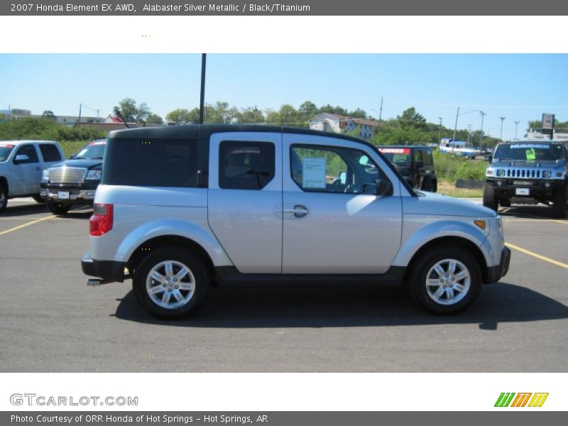 Alabaster Silver Metallic / Black/Titanium 2007 Honda Element EX AWD