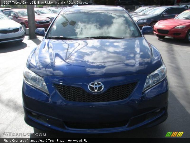 Blue Ribbon Metallic / Dark Charcoal 2007 Toyota Camry SE