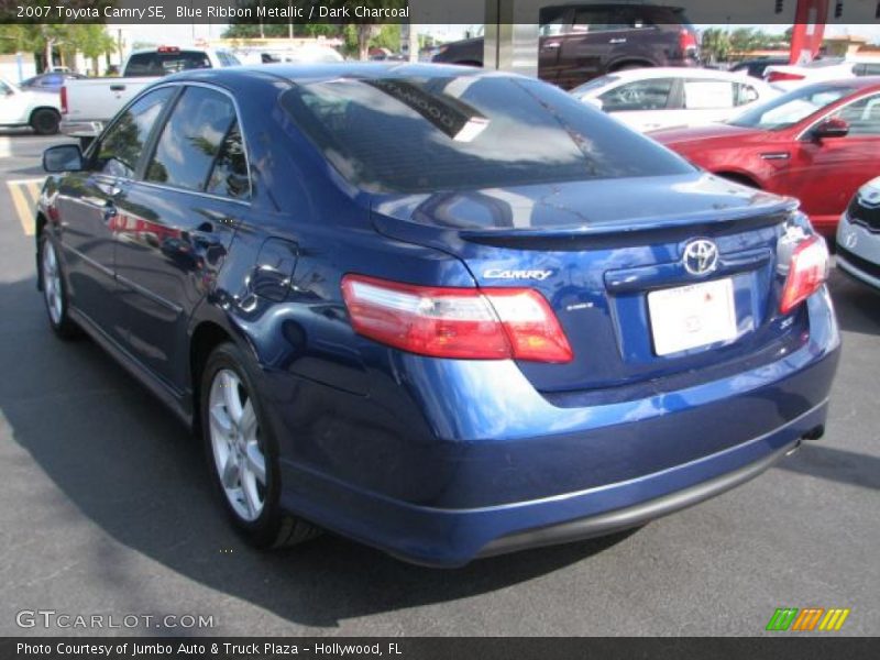 Blue Ribbon Metallic / Dark Charcoal 2007 Toyota Camry SE