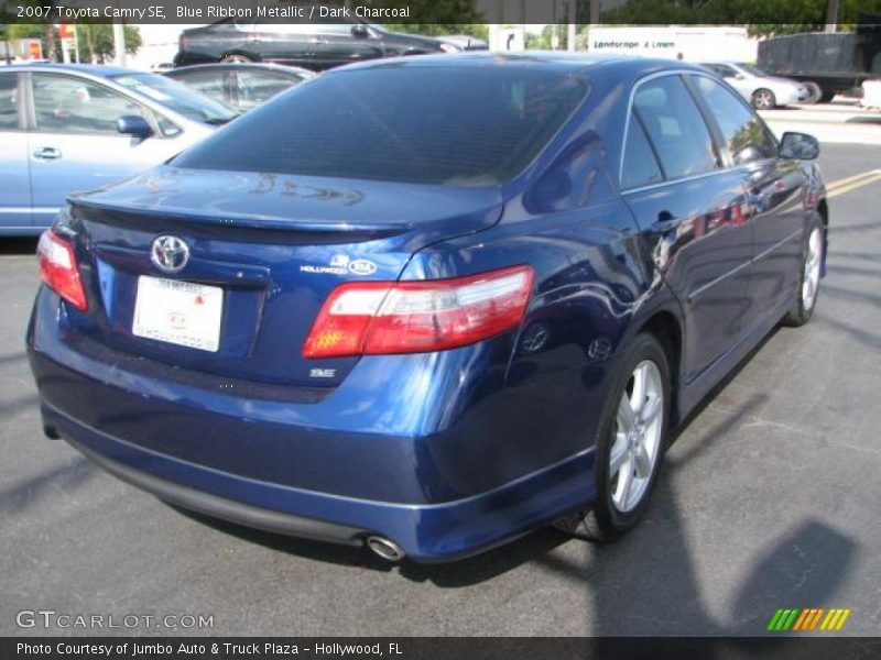 Blue Ribbon Metallic / Dark Charcoal 2007 Toyota Camry SE