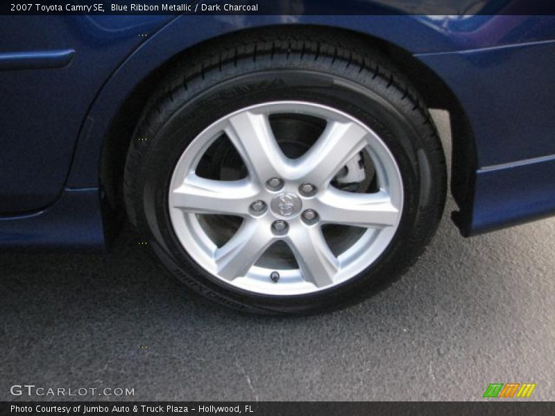 Blue Ribbon Metallic / Dark Charcoal 2007 Toyota Camry SE