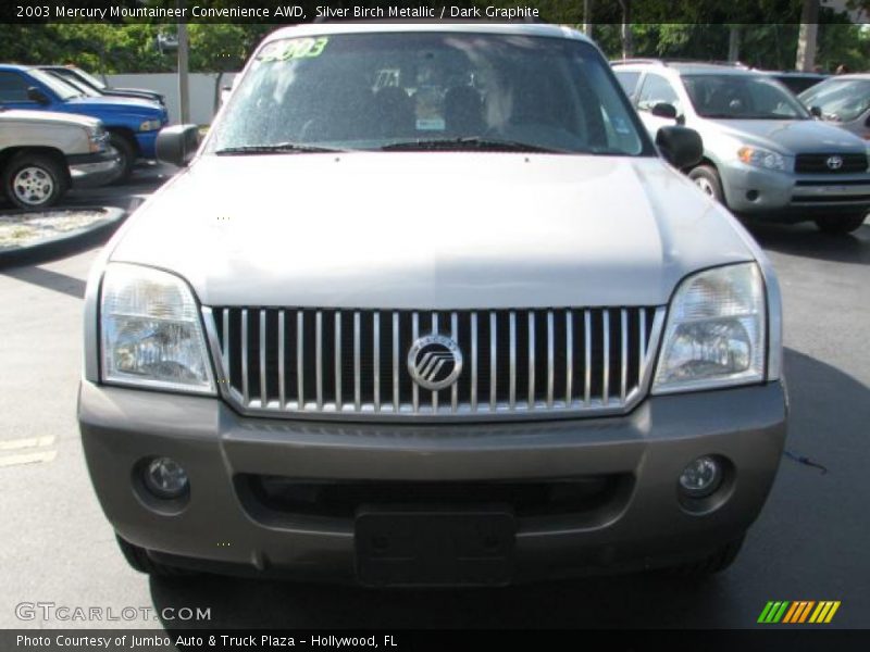 Silver Birch Metallic / Dark Graphite 2003 Mercury Mountaineer Convenience AWD