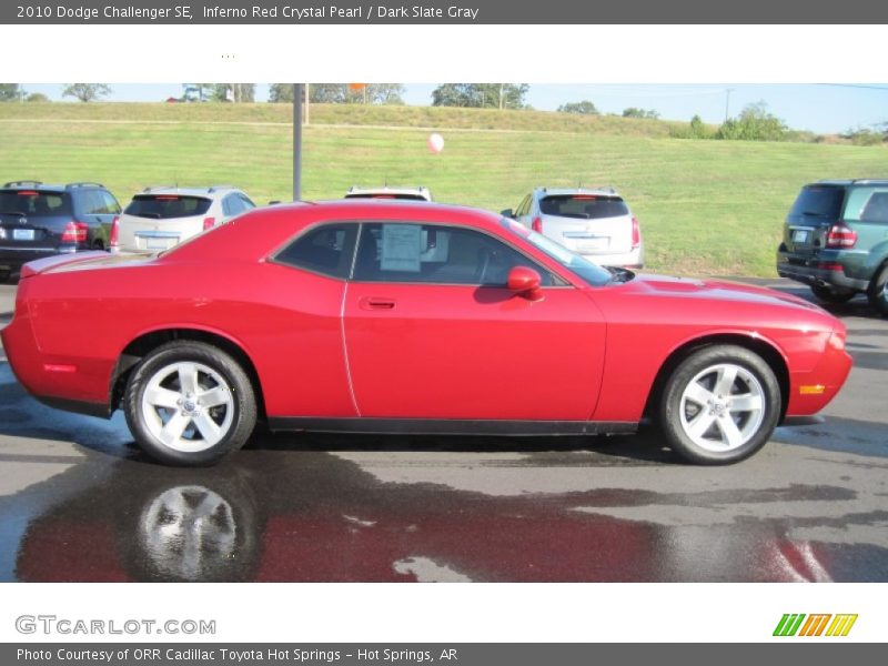 Inferno Red Crystal Pearl / Dark Slate Gray 2010 Dodge Challenger SE