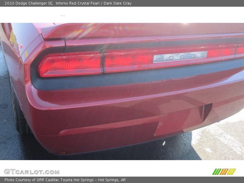 Inferno Red Crystal Pearl / Dark Slate Gray 2010 Dodge Challenger SE
