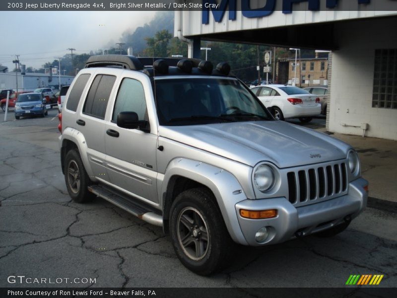 Bright Silver Metallic / Dark Slate Gray 2003 Jeep Liberty Renegade 4x4