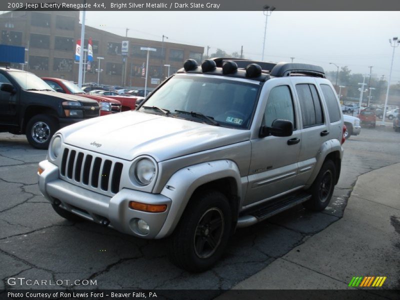 Bright Silver Metallic / Dark Slate Gray 2003 Jeep Liberty Renegade 4x4