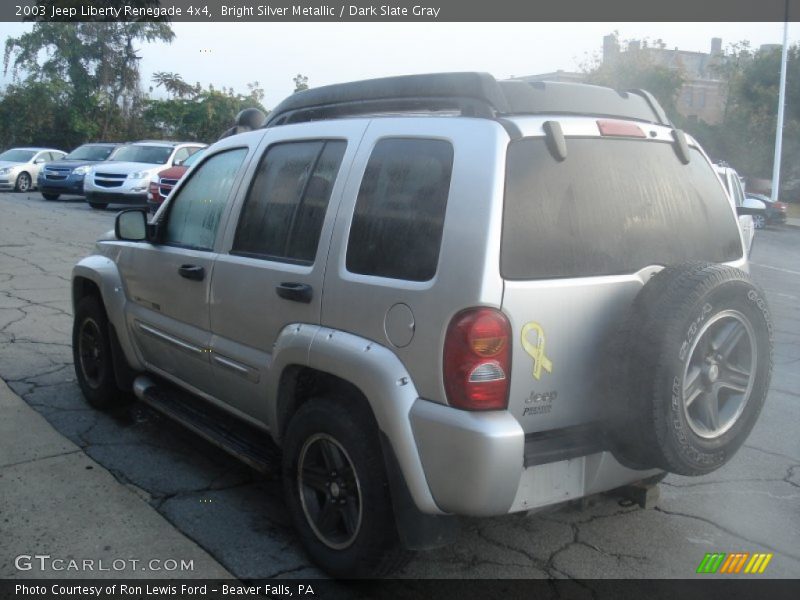 Bright Silver Metallic / Dark Slate Gray 2003 Jeep Liberty Renegade 4x4