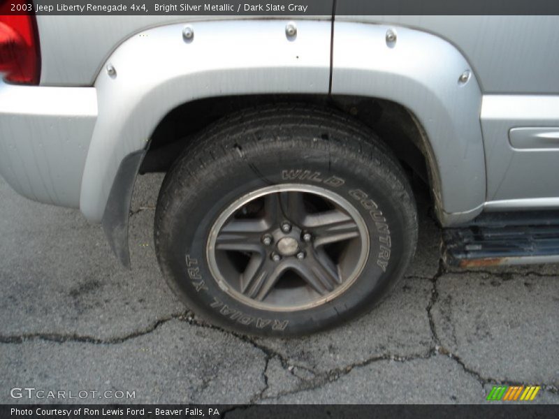 Bright Silver Metallic / Dark Slate Gray 2003 Jeep Liberty Renegade 4x4