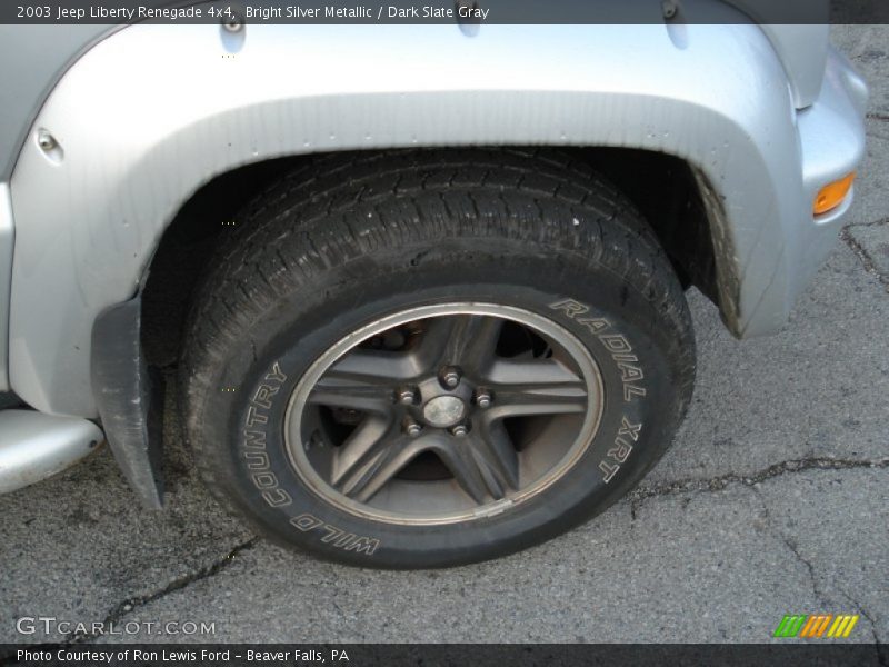 Bright Silver Metallic / Dark Slate Gray 2003 Jeep Liberty Renegade 4x4