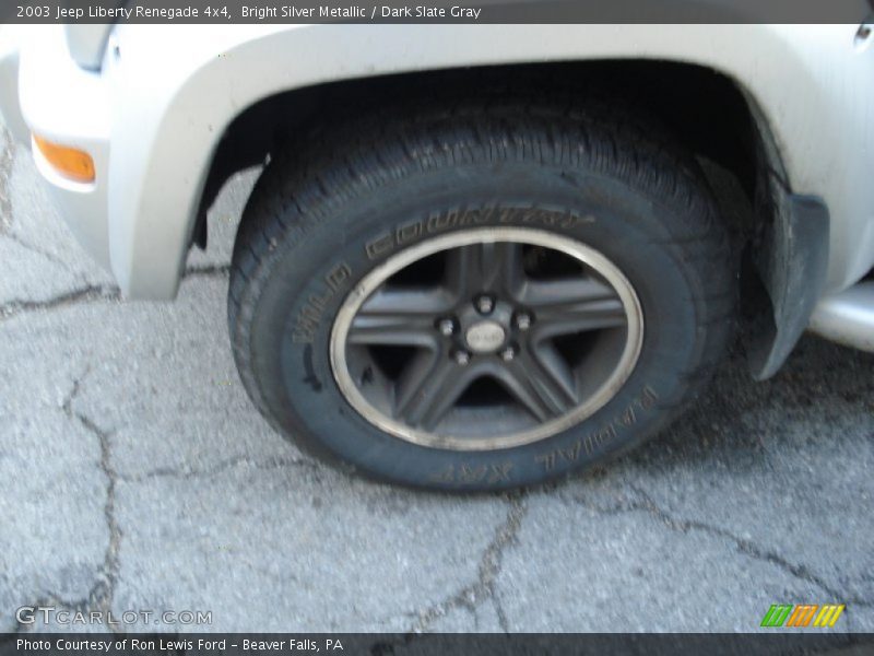 Bright Silver Metallic / Dark Slate Gray 2003 Jeep Liberty Renegade 4x4