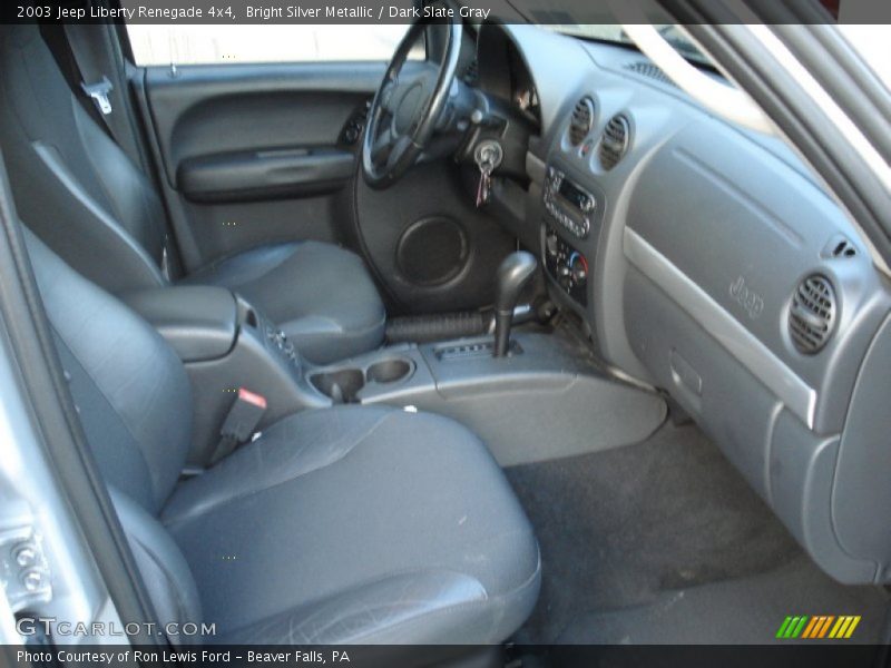 Bright Silver Metallic / Dark Slate Gray 2003 Jeep Liberty Renegade 4x4