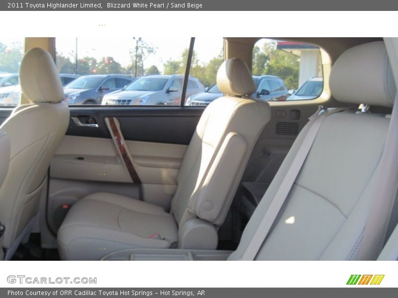 Blizzard White Pearl / Sand Beige 2011 Toyota Highlander Limited
