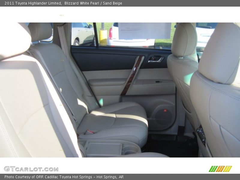 Blizzard White Pearl / Sand Beige 2011 Toyota Highlander Limited