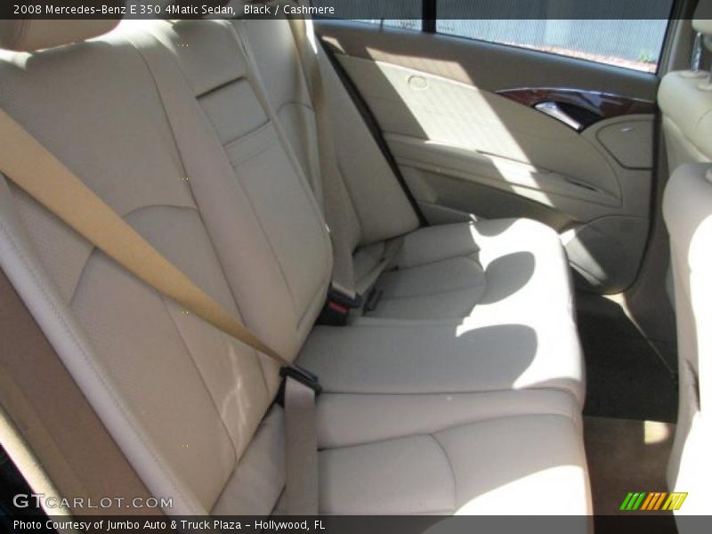 Black / Cashmere 2008 Mercedes-Benz E 350 4Matic Sedan