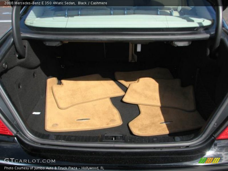 Black / Cashmere 2008 Mercedes-Benz E 350 4Matic Sedan