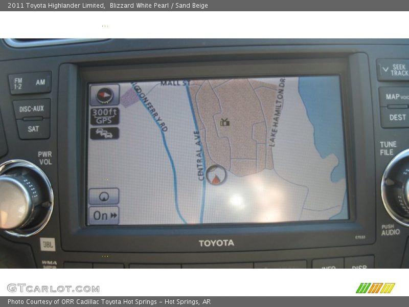 Blizzard White Pearl / Sand Beige 2011 Toyota Highlander Limited